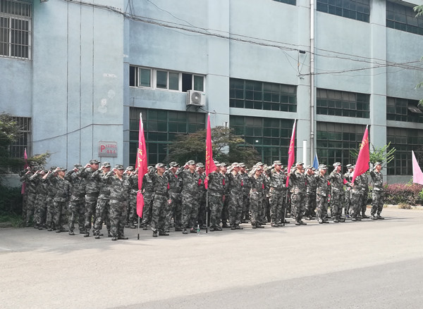 集团参加鼓楼区人武部民兵应急连训练暨整组点验活动